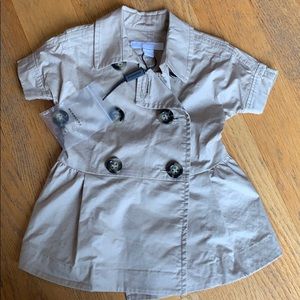 Burberry Beige Mini Cynthie Trench Dress